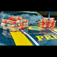 Em Porto Velho/RO, PRF e DENARC apreendem quase 21 Kg de pasta base de cocaína