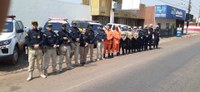 Em Porto Velho/RO, PRF, através de seu Grupo de Educação para o Trânsito participa de Comando de Fiscalização Dirigida com outros órgãos