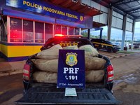 Em Ariquemes/RO, PRF apreende mais de 300 Kg de agrotóxicos