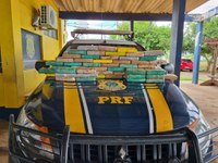 Em Ariquemes/RO, PRF apreende 60 Kg de cocaína escondida em tambor