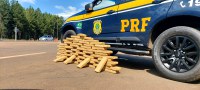 Em Vilhena/RO, PRF apreende quase 50 Kg de maconha