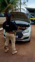 Em Porto Velho/RO, PRF identifica carro adulterado