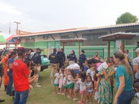 Em Ariquemes/RO, PRF realiza ações educativas em alusão ao dia das crianças