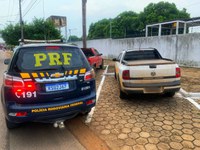 Em Ariquemes/RO, PRF recupera veículo com registro de roubo/furto