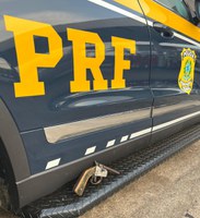 Em Porto Velho/RO, PRF apreende arma de fogo de fabricação artesanal