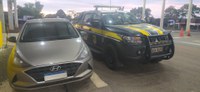 Em Pimenta Bueno/RO, PRF recupera carro que havia sido roubado no RJ