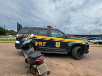 Em Porto Velho/RO, PRF recupera motocicleta furtada