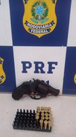 PRF apreende arma de fogo em Ji-Paraná/RO