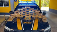 PRF em Rondônia, após troca de informações com a Polícia Federal, apreende 37,5 kg de entorpecentes em Pimenta Bueno