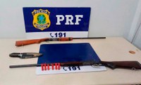 PRF em Rondônia apreende armas e munições em Vilhena