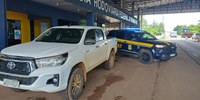 PRF em Rondônia prende casal com caminhonete roubada e adulterada