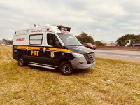 Em Vilhena-RO, PRF realiza atendimento pré-hospitalar em vítima de acidente de trânsito