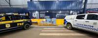 Em Vilhena, PRF apreende quase meia tonelada de drogas durante fiscalização de trânsito