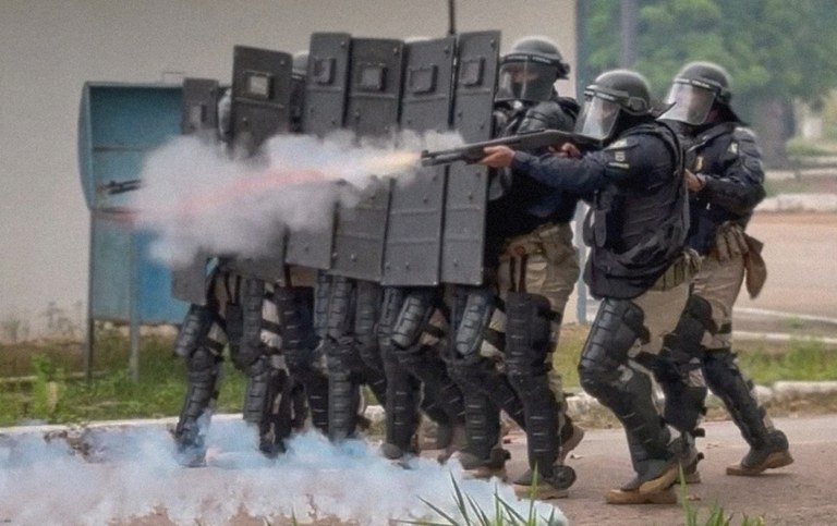Em Rondônia, PRF realiza nivelamento da força de choque regional