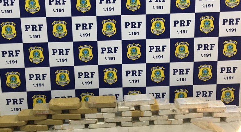 Em JI-PARANÁ/RO, PRF apreende 30 kg de Cocaína