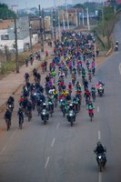 Em Porto Velho/RO, PRF realiza passeio ciclístico solidário