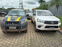 Em Ji-Paraná/RO, nesta quarta-feira, PRF recupera dois veículos roubados