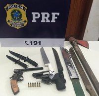 Em Porto Velho/RO, PRF prende quatro assaltantes de fazenda
