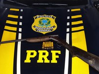 Em Rondônia, PRF apreende duas armas de fogo no final de semana