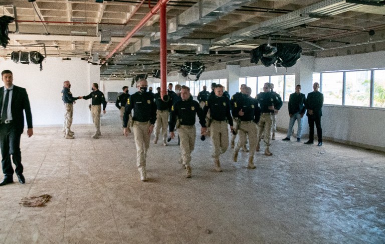 Diretor-Geral da PRF visita obras da futura sede regional da Polícia Rodoviária Federal em Rondônia