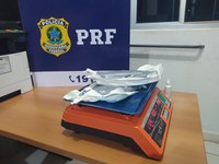 Em Porto Velho/RO, PRF apreende pouco mais de 1kg de cocaína