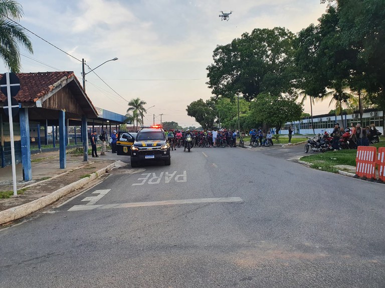 Em Ji-Paraná/RO, PRF realiza seu primeiro passeio Ciclístico e Motociclístico
