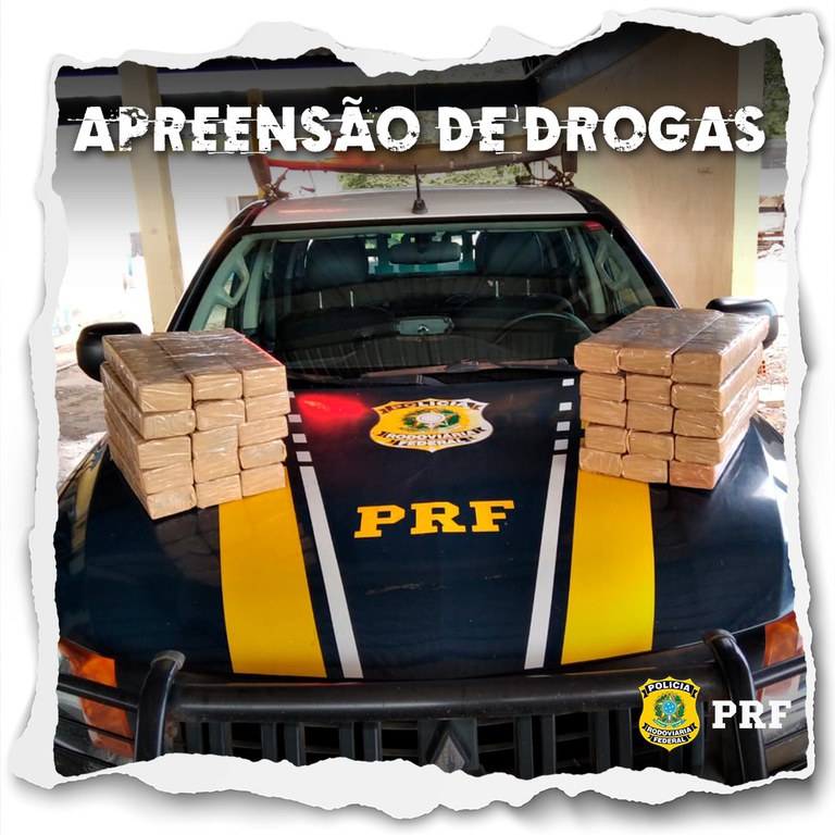 Em Pimenta Bueno/RO, PRF apreende 28 KG de Maconha