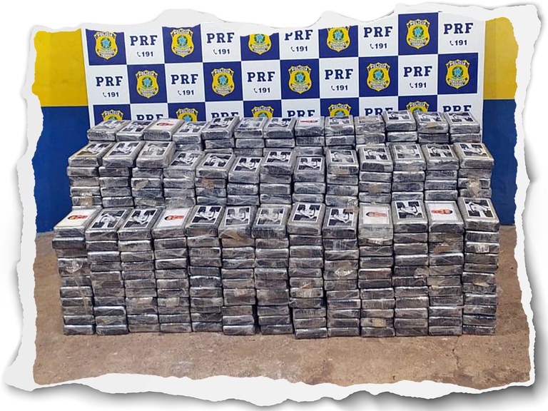 Em Pimenta Bueno/RO, PRF registra maior apreensão de cocaína de sua história em Rondônia