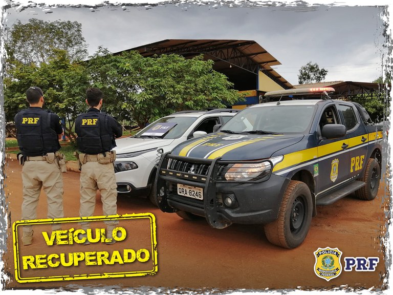 Em Guajará-Mirim/RO, PRF recupera caminhonete alugada em Porto Velho/RO