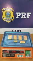 Em Porto Velho/RO, PRF identifica ouro transportado ilegalmente