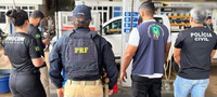 PRF em Rondônia participa de operação conjunta na fiscalização de combustíveis