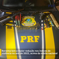 Roraima tem a maior redução nos índices de violência no ano de 2022, acima da média nacional