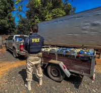 PRF em Roraima apreende 1850 L de combustível que estavam sendo transportados de forma irregular