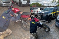 PRF em Roraima apreende 3 motocicletas com restrição de roubo/furto