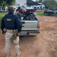 PRF recupera motocicleta adulterada no Cantá