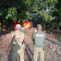 PRF em Roraima participa de ação conjunta com IBAMA contra o garimpo ilegal