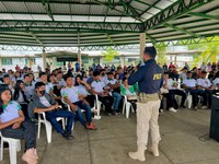 PRF realiza palestra sobre Semana Nacional do Trânsito em Amajari/RR