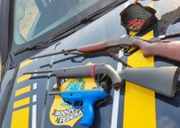 PRF apreende três armas de fogo no Cantá-RR