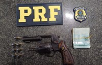 PRF apreende arma de fogo em Boa Vista/RR