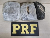 PRF apreende arma de fogo e drogas em Roraima