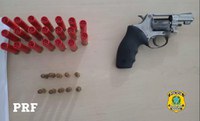 PRF apreende arma de fogo em Iracema-RR