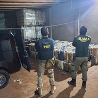 PRF e IBAMA realizam Operação Integrada em depósito ilegal de combustíveis em Boa Vista/RR