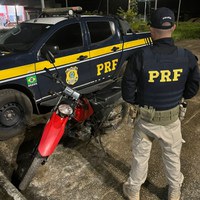 PRF localiza motocicleta com motor roubado em Caracaraí/RR