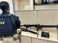 PRF apreende três fuzis na BR 174 em Boa Vista-RR