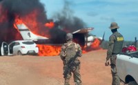 Garimpo Ilegal: PRF e IBAMA apreendem aeronave, munições e insumos para o garimpo