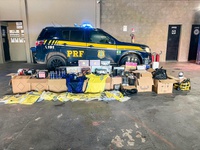 PRF apreende quase cinco mil produtos contrabandeados na BR-401
