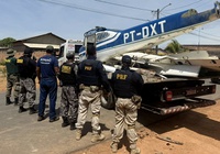 PRF, IBAMA, ANAC e Força Nacional realizam operação integrada em oficina clandestina de aeronaves em Boa Vista-RR