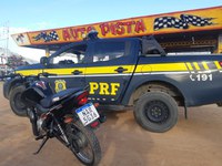 PRF recupera motocicleta roubada na BR-174