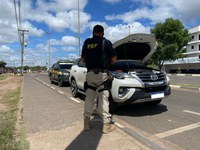 PRF recupera, em Boa Vista, veículo roubado em Minas Gerais