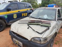 PRF apreende armas de fogo em Boa Vista/RR